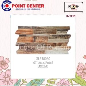 TERMURAH ROMAN INTERLOK 30 X 60 GL638060 DTRIASSIC FOSSIL GOL AS