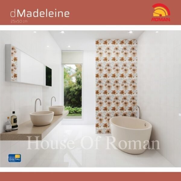 TERMURAH ROMAN KERAMIK 25 X 50 W52320 DMADELEINE NATURAL GOL B - Image 2
