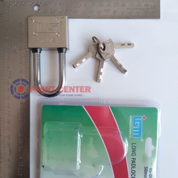TERMURAH IGM IG 008 50L KUNCI GEMBOK BESI 50MM LEHER PANJANG - Image 3