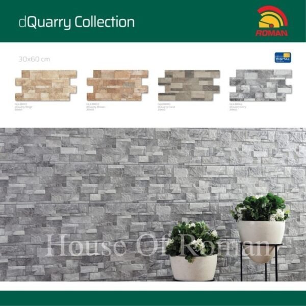 TERMURAH ROMAN INTERLOK 30 X 60 GL638001 DQUARRY BEIGE GOL A - Image 3
