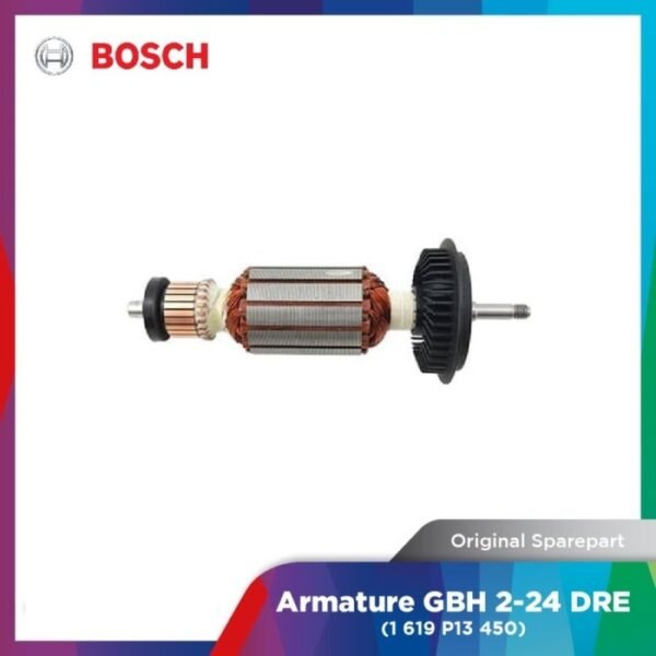 TERMURAH 1619P13450 BOSCH ARMATURE GBH 2-24 DRE / SPARE PART BOSCH