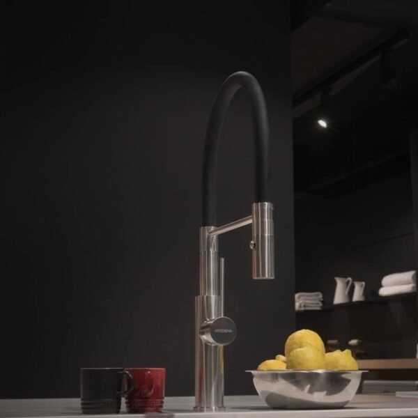 TERMURAH MODENA KT 3560 KRAN DAPUR / KRAN ANGSA KITCHEN TAP BLACK - Image 3
