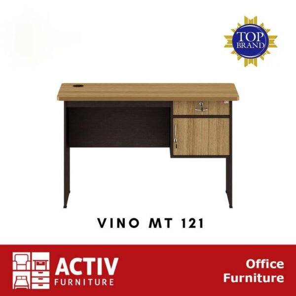 TERMURAH ACTIV FURNITURE VINO MT 121 X 75 CM MEJA TULIS SETENGAH BIRO - Image 2