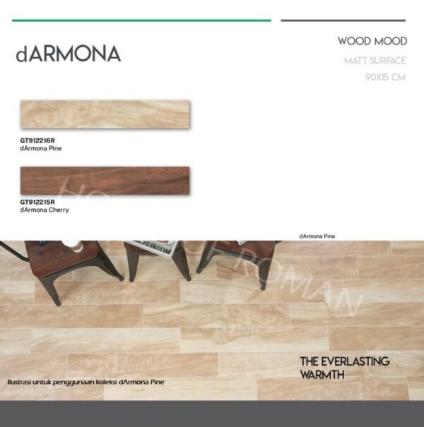 TERMURAH ROMAN GRANIT 15 X 90 GT912215R DARMONA CHERRY - Image 4