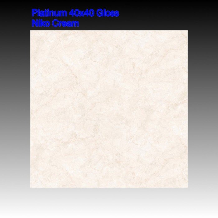 TERMURAH PLATINUM KERAMIK 40/40 NIKO CREAM - Image 2