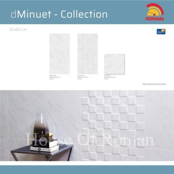 TERMURAH ROMAN KERAMIK 30 X 60 W63766R DMINUET GIORNO GOL. C - Image 4