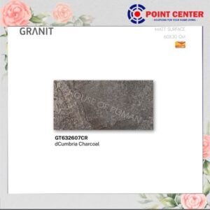 TERMURAH ROMAN GRANIT 30 X 60 GT632607CR DCUMBRIA CHARCOAL