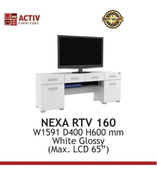 TERMURAH ACTIV FURNITURE NEXA RTV 160 RAK MEJA TV BUFFET MODERN - Image 2