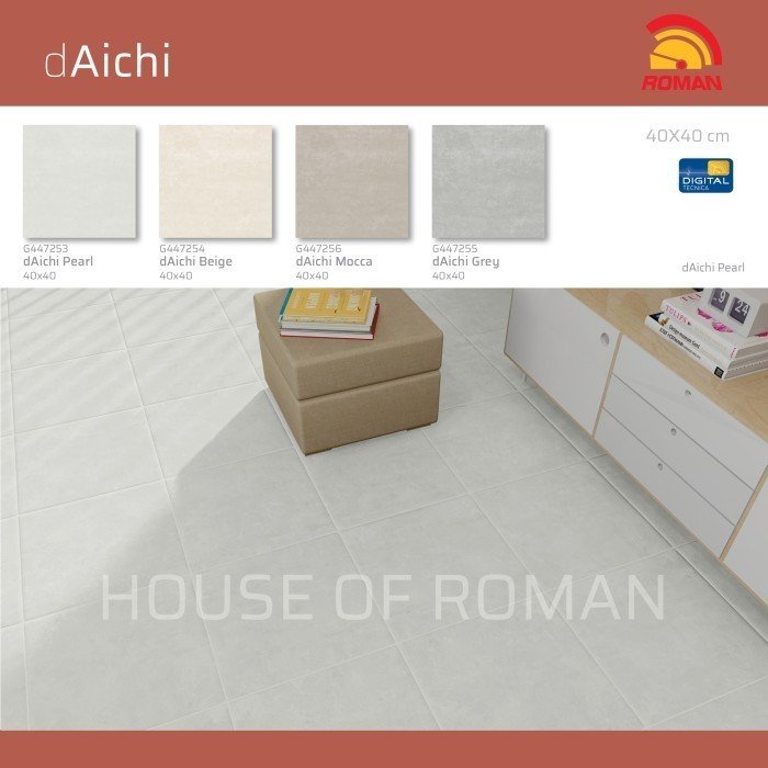 Termurah ROMAN KERAMIK dAichi Pearl 40x40 G447253 GOL AM - Image 4