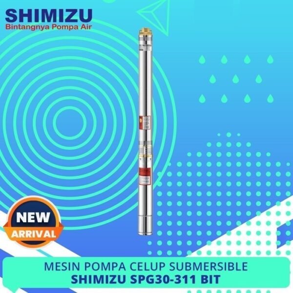 TERMURAH SHIMIZUS PG30-311 BIT POMPA CELUP SUBMERSIBLE SATELIT 0.5HP