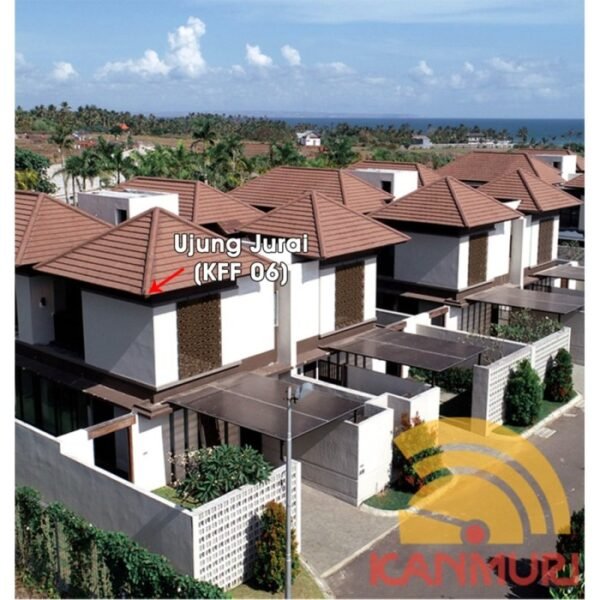 TERMURAH KANMURI KFF-06 GENTENG UJUNG JURAI NATURAL FULL FLAT - Image 2