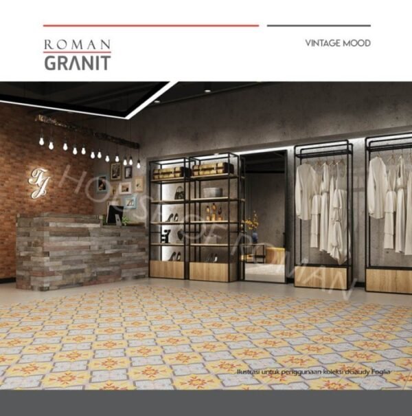 TERMURAH ROMAN GRANIT 30 X 30 GTA332722R DGAUDY FOGLIA - Image 2