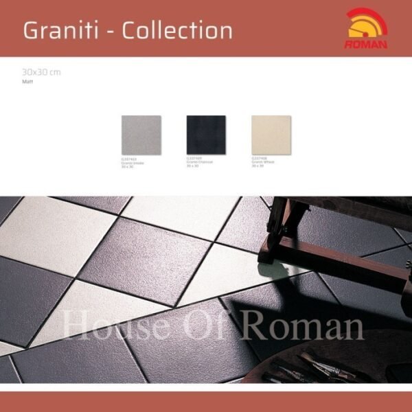 TERMURAH ROMAN KERAMIK 30 X 30 G337403 GRANITI SMOKE GOL B - Image 2