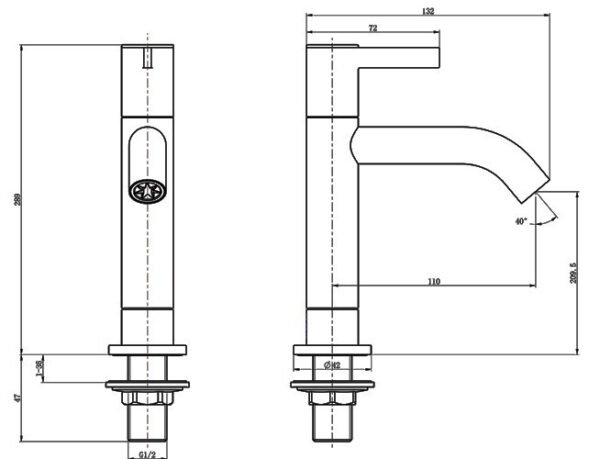 TERMURAH WASSER TL2062T TALL Kran DAPUR Wastafel Panjang - Image 2