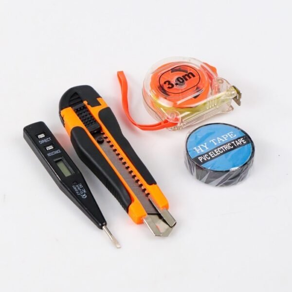 TERMURAH TAFFWARE SET PERKAKAS TANG PALU OBENG CUTTER METERAN 8 IN 1 - Image 4