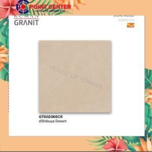 TERMURAH ROMAN GRANIT 60 X 60 GT602066CR DSHIBUYA DESERT
