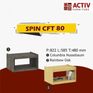 TERMURAH ACTIV FURNITURE SPIN CFT 80 MEJA TAMU MODERN
