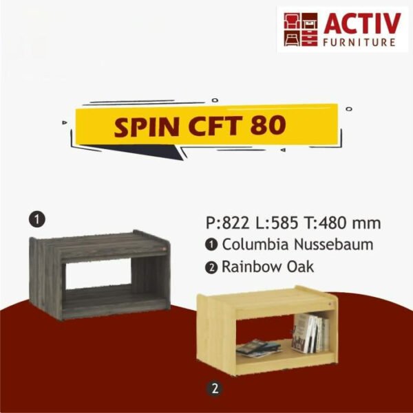 TERMURAH ACTIV FURNITURE SPIN CFT 80 MEJA TAMU MODERN