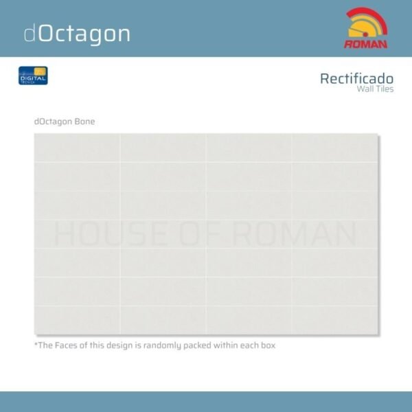 TERMURAH ROMAN KERAMIK 30 x 90R W93433R dOCTAGON BONE - Image 5