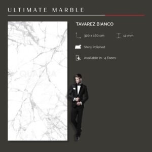 TERMURAH QUADRA GRANIT 320 X 160 BIG SIZE TAVAREZ BIANCO