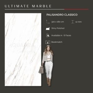 TERMURAH QUADRA GRANIT 320 X 160 BIG SIZE PALISANDRO CLASSICO