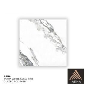TERMURAH ARNA GRANIT 60 x 60 TYARA WHITE GLAZED POLISHED