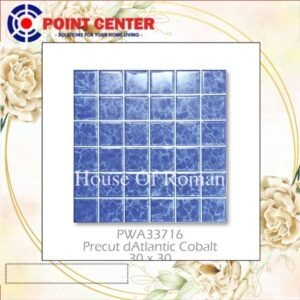 TERMURAH ROMAN KERAMIK PRE CUT 30 X 30 PWA33716 DATLANTIC COBALT GOL B