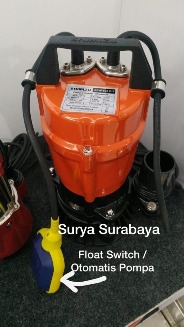 TERMURAH SHIMIZU SPW-500 BIT POMPA CELUP OTOMATIS - Image 4