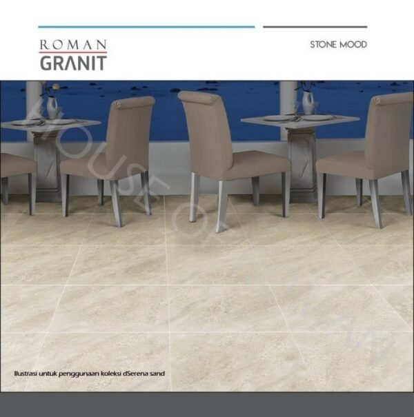 TERMURAH ROMAN GRANIT 60 X 60 GT605705R DSERENA SAND - Image 2