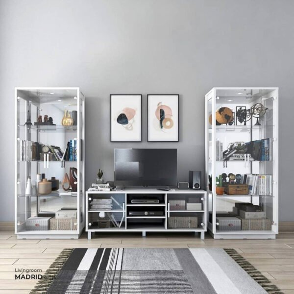 TERMURAH ACTIV FURNITURE AVANTI MADRID RTV 154 RAK / MEJA TV PUTIH - Image 2
