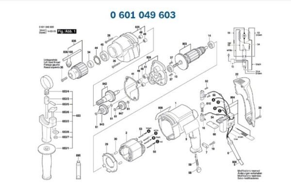 TERMURAH 2607200920 BOSCH SWITCH GBM 13 HRE BOSCH ORIGINAL - Image 3