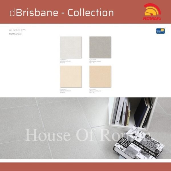 TERMURAH ROMAN KERAMIK 40 X 40 G447320 DBRISBANE SAND GOL B - Image 3