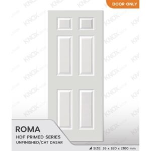TERMURAH KNOX DAUN PINTU ONLY HPS PRIMED ROMA 82X210 CM AREA TERBATAS