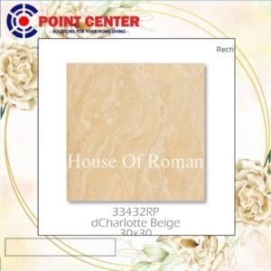 TERMURAH ROMAN KERAMIK 30 X 30RMF 33432RP DCHARLOTTE BEIGE GOL C