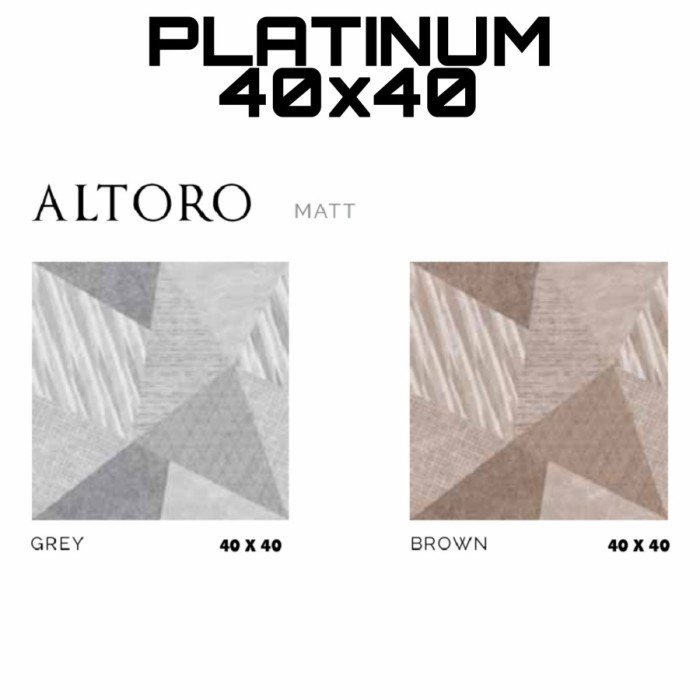 TERMURAH PLATINUM KERAMIK 40/40 ALTORO BROWN - Image 3