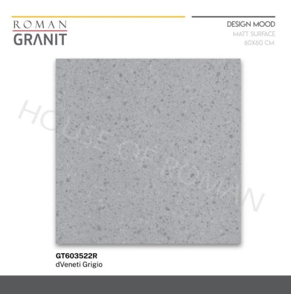 TERMURAH ROMAN GRANIT 60 X 60 GT603522R DVENETI GRIGIO