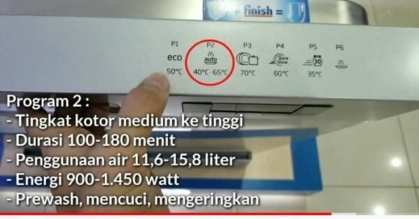 TERMURAH BEKO DFN16410X STANDING DISH WASHER Mesin Cuci Piring - Image 4