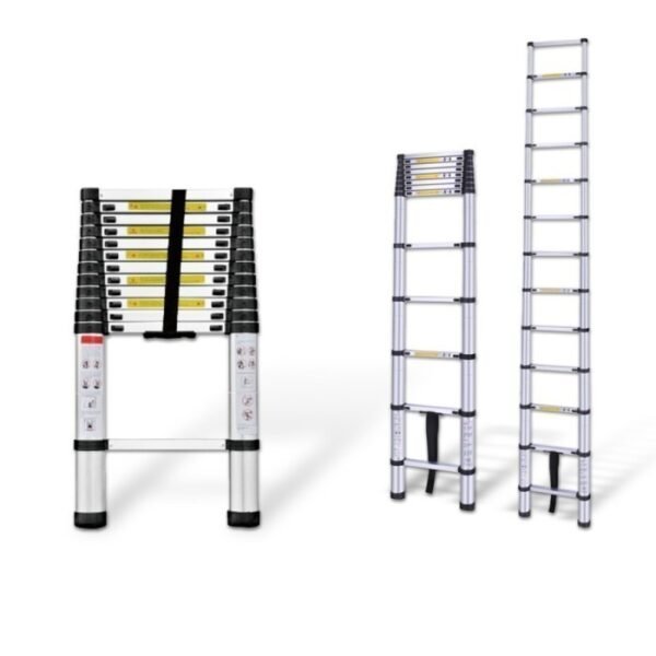 TERMURAH DENKO TLA 15 Tangga Teleskopik Tunggal 15 Steps 4.4M - Image 3