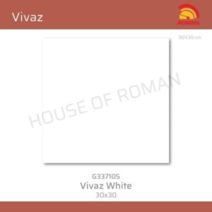 Termurah ROMAN KERAMIK Vivaz White 30x30 G337105 GOL AM