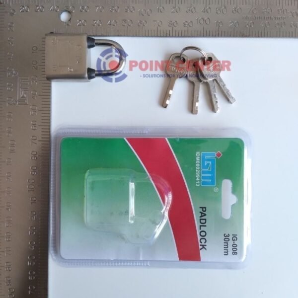 TERMURAH IGM IG 008 30S KUNCI GEMBOK BESI 30MM LEHER PENDEK - Image 3