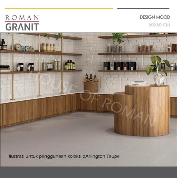 TERMURAH ROMAN GRANIT 60 X 60 GT602153R DARLINGTON TAUPE - Image 2