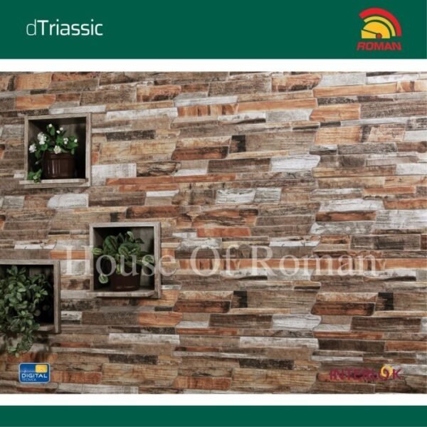TERMURAH ROMAN INTERLOK 30 X 60 GL638060 DTRIASSIC FOSSIL GOL AS - Image 2