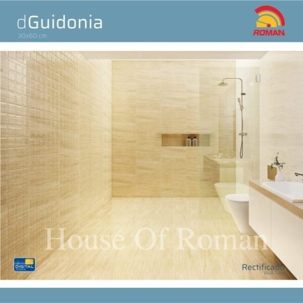 TERMURAH ROMAN KERAMIK 30 X 30R MF 33459RP DGUIDONIA DARK GOL B - Image 2
