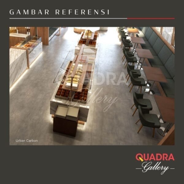 TERMURAH QUADRA GRANIT 320 X 160 BIG SIZE URBAN CARBON - Image 3