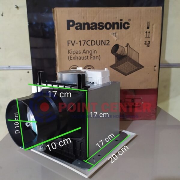 TERMURAH EXHAUST FAN PLAFON /CEROBONG SIROCCO FV-24CDUN PANASONIC - Image 2