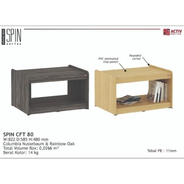 TERMURAH ACTIV FURNITURE SPIN CFT 80 MEJA TAMU MODERN - Image 2