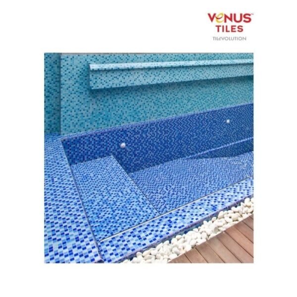 TERMURAH VENUS MOSAICO 30 X 30 POTTERY CERRA MAXI BLACK MATTE - Image 2