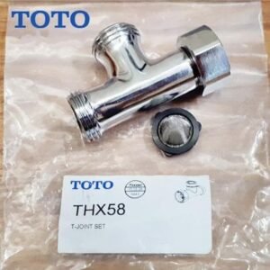 TERMURAH TOTO THX58 KONEKTOR TEE / T-JOINT NEPEL CONNECTOR CLOSET