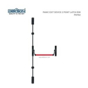 TERMURAH DEKKSON Panic Exit Device 2 RIM Type PD0702 Hitam Pintu Panik
