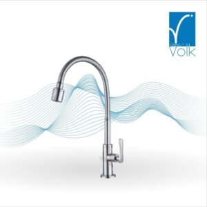 TERMURAH VOLK BERN KX-02 3304A KRAN SINK DECK FLEKSIBLE KUNINGAN